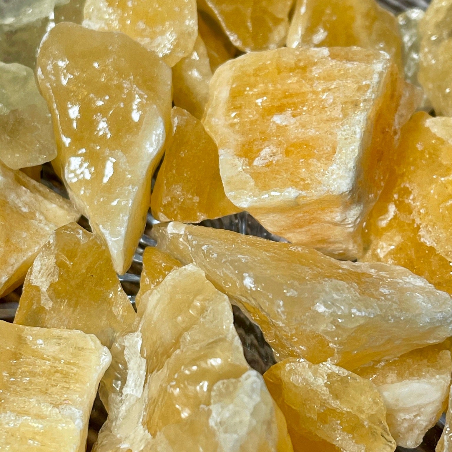 Orange Calcite Crystal