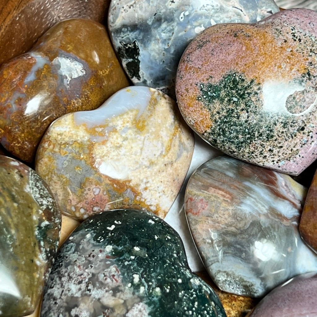 Ocean Jasper Heart