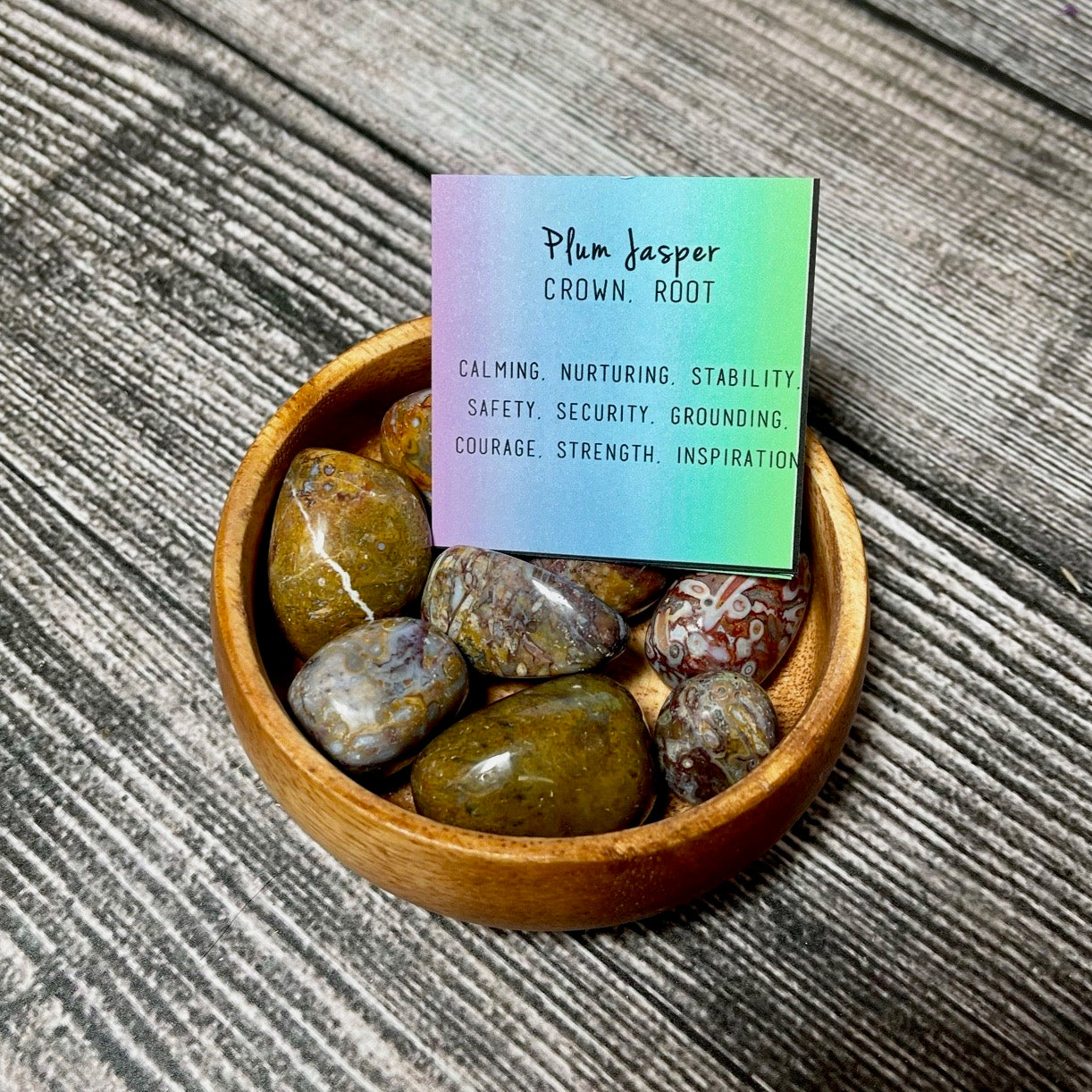 Plum Jasper - Dragonfly Art and Soul Metaphysical Shop Plum Jasper - Dragonfly Art and Soul Metaphysical Shop