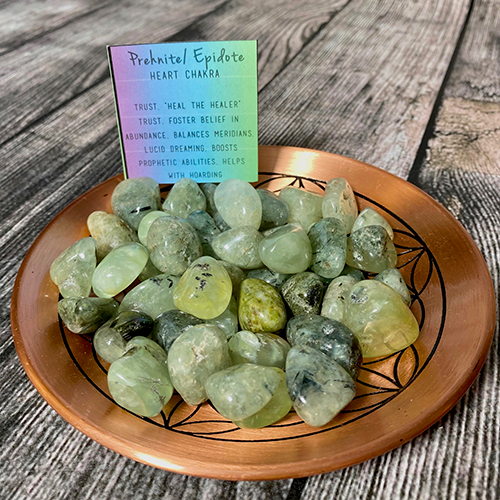 Prehnite Epidote Crystal