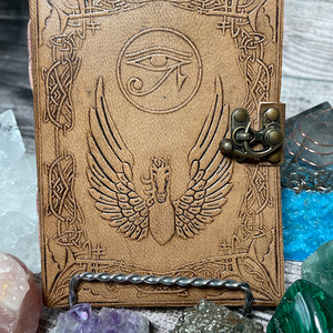 Pegasus & Eye of Ra Leather Journal