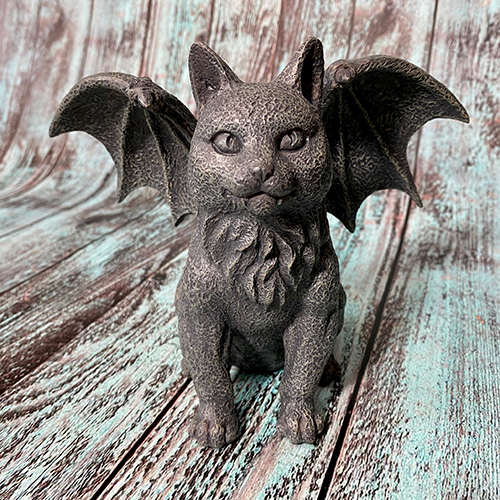 Winged Cat Gargoyle