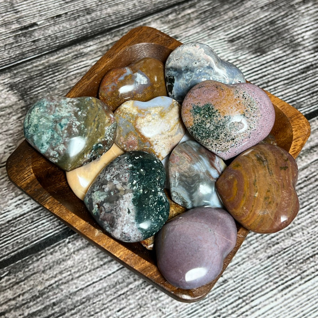 Ocean Jasper Heart